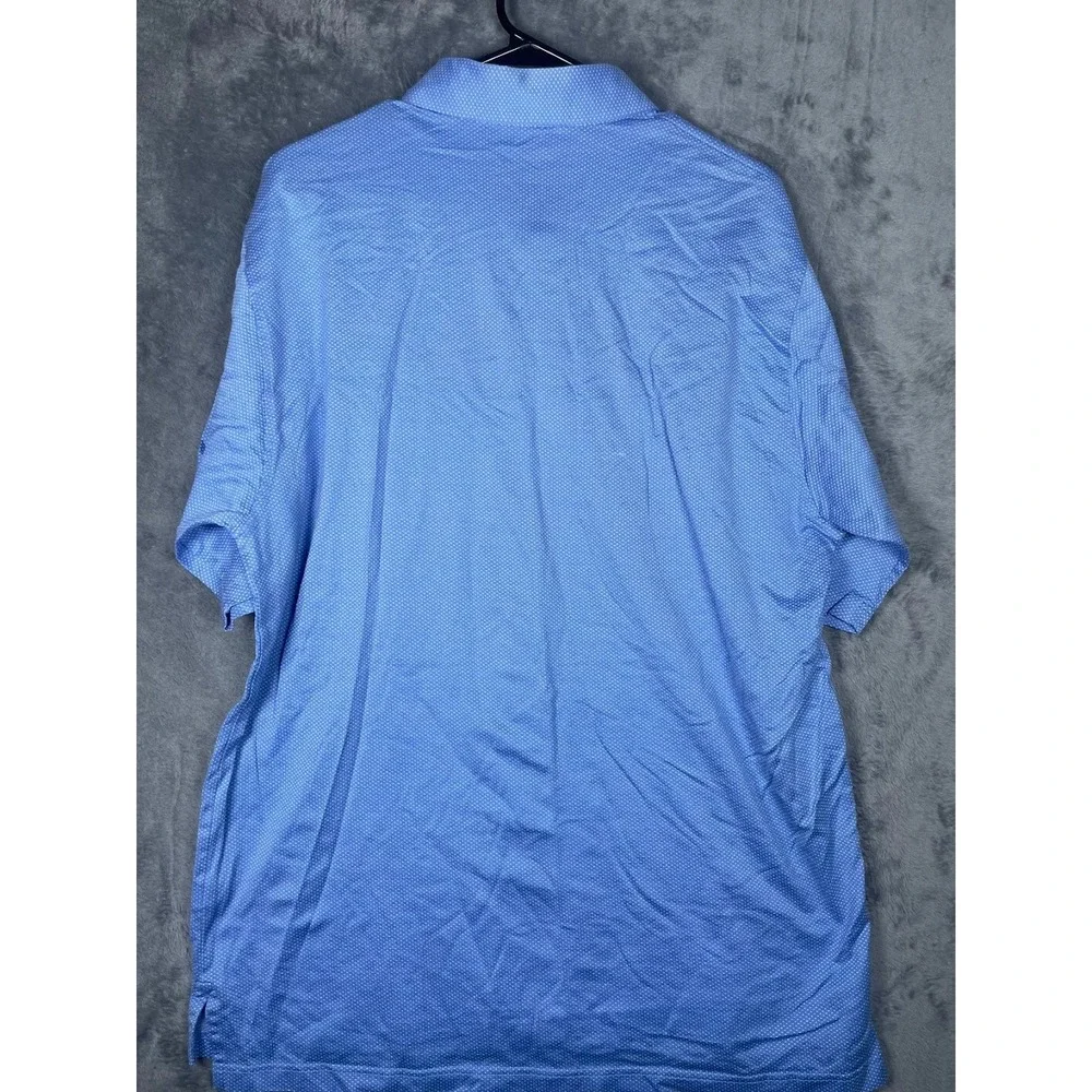 Martin Honors Course Golf Mens XL Blue Pima Cotton Short Sleeve Polo Trophy Logo - Picture 5 of 6